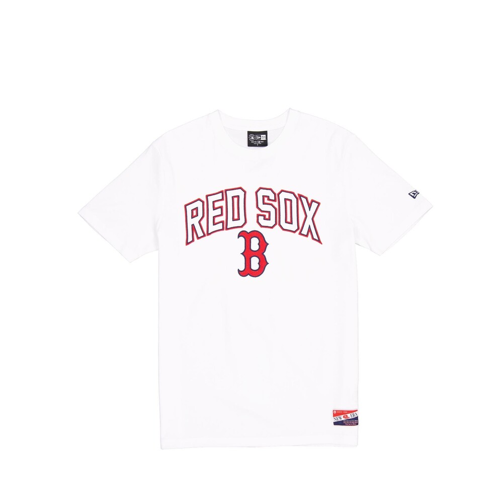 New Era Boston Red Sox Throwback White T-Shirt - Size XXL